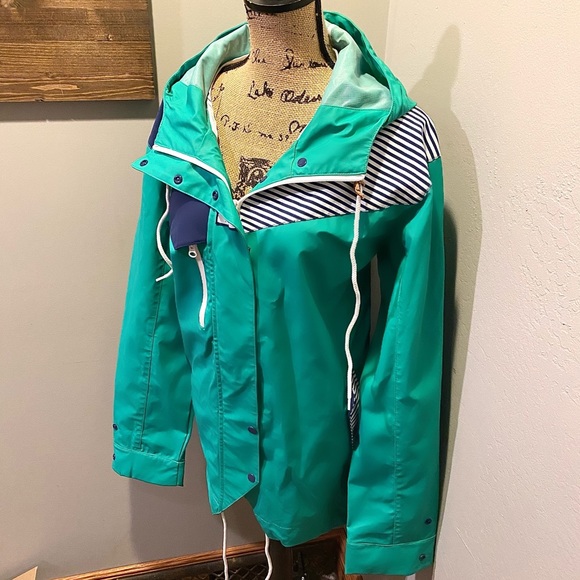 Women Picture Organic Clothing Green Weather Resistant Hooded Jacket Size L - Picture 4 of 11